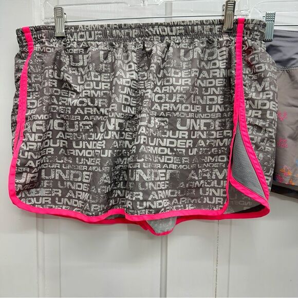 Under Armour semi-fitted heat gear Nike dri fit running shorts women's xl - Picture 2 of 11